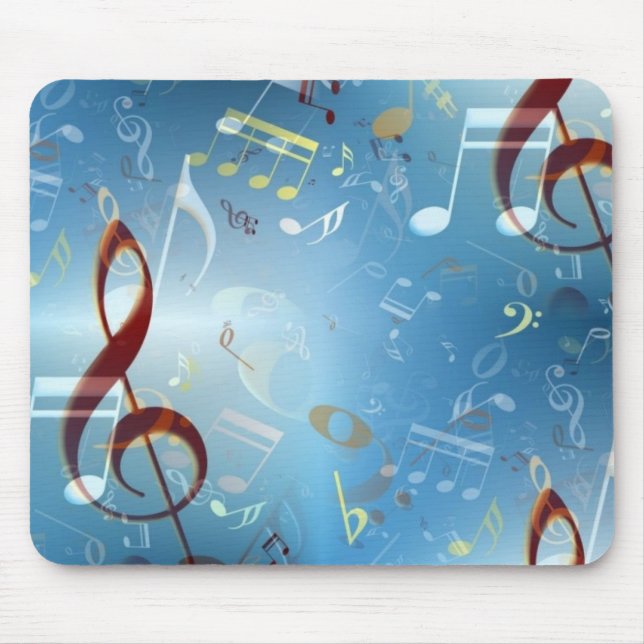 Music,Music,Music! Mouse Pad (Front)