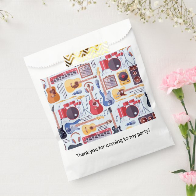 Music Musical Instruments Favour Bags (Sealed)
