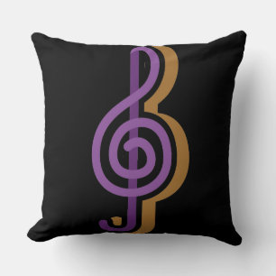 Music Musical Note Pillow
