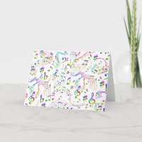 Music, Musical Notes, Colorful
