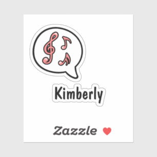 Music Musical Notes Speech Bubble Comic Custom
