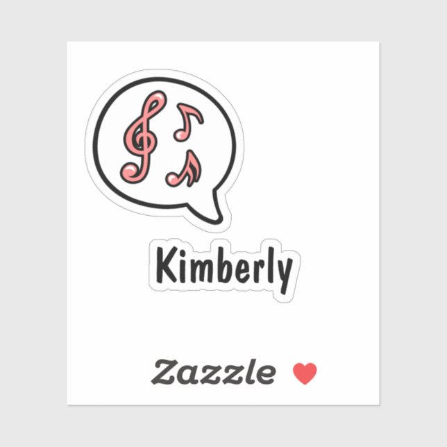 Music Musical Notes Speech Bubble Comic Custom (Sheet)