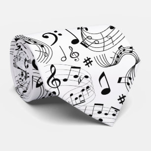 Music, Musical Notes Tie