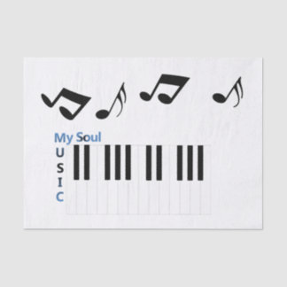 Music Musical Piano Key Music Note Tissue Paper