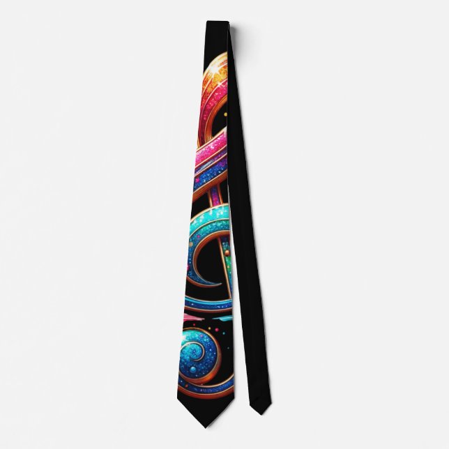 music node in an exceptional design tie (Front)
