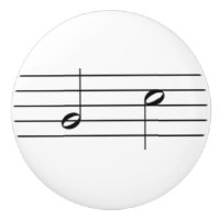 Music notation - half notes or minims