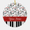 Music Note and Piano Ornament