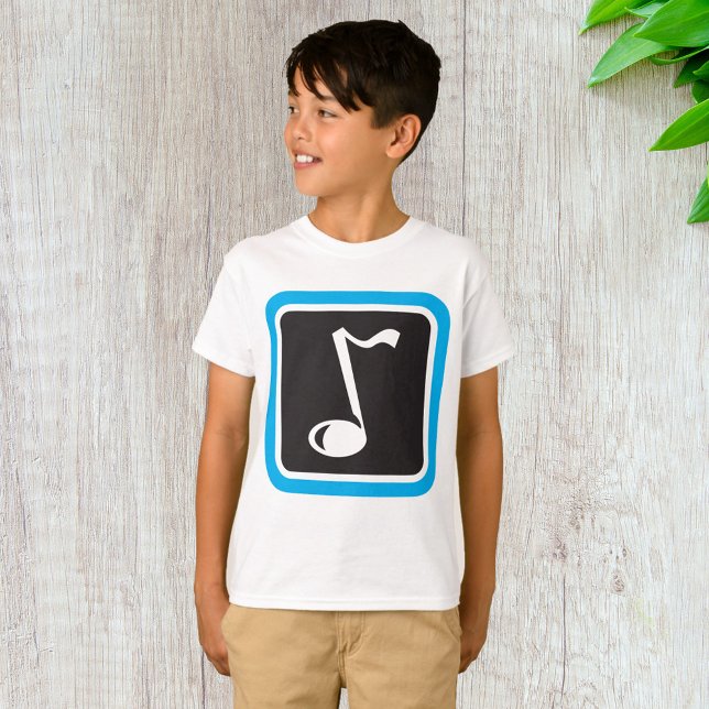 Music Note Bold Minimalist Musical Symbol  T-Shirt (Creator Uploaded)