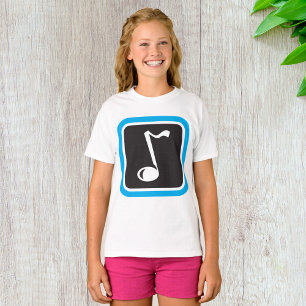 Music Note Bold Minimalist Musical Symbol  T-Shirt
