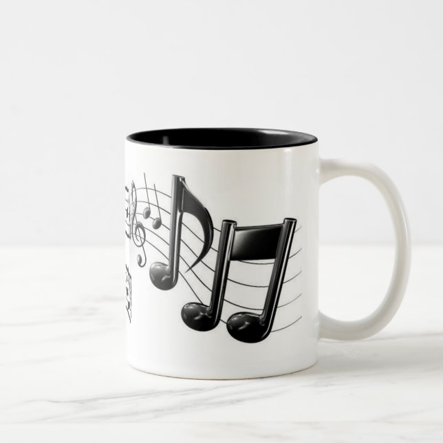 Music Note Coffee Mug (Right)