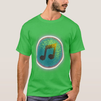 Music Note Colourful Musical Lover Birthday vintag T-Shirt