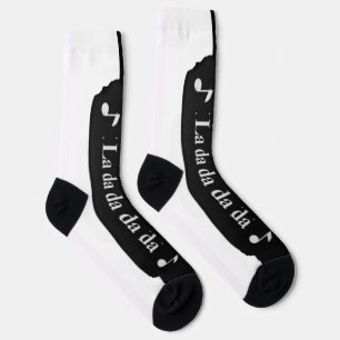 Music note Crew Socks