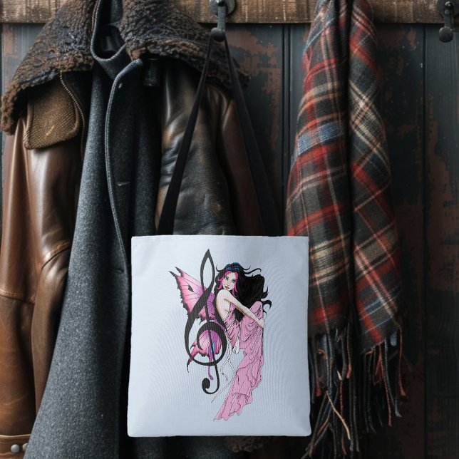 Music Note Fairy Tote Bag (Creator Uploaded)