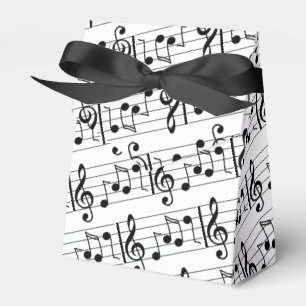 Music Note Favour Box