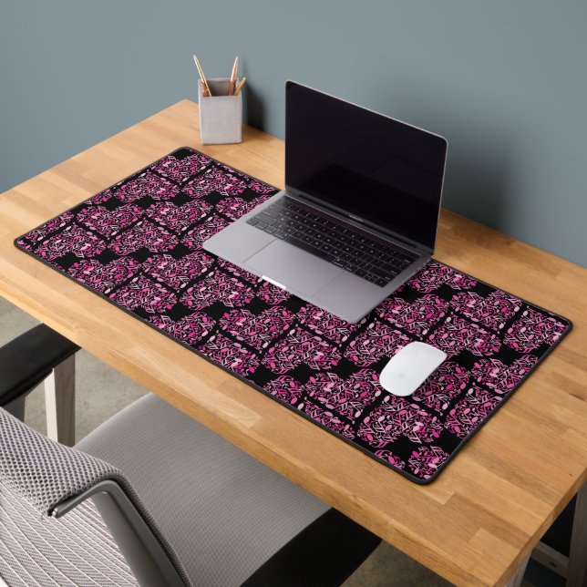 Music Note Hearts  Desk Mat (Office 2)