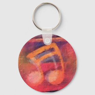 Music Note Keychain