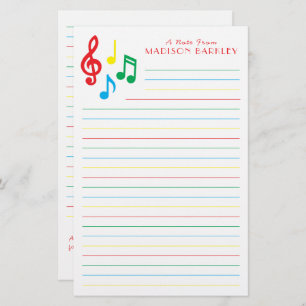 Music Note Musician Teacher Stationery