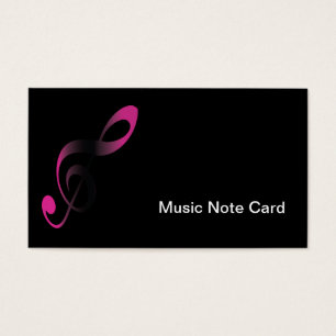 Music Note on Black Design