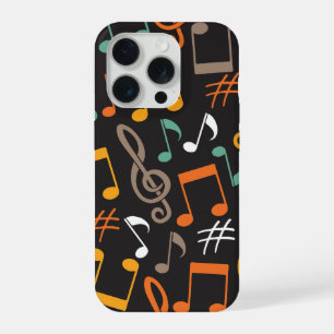 Music note pattern iPhone 15 pro case