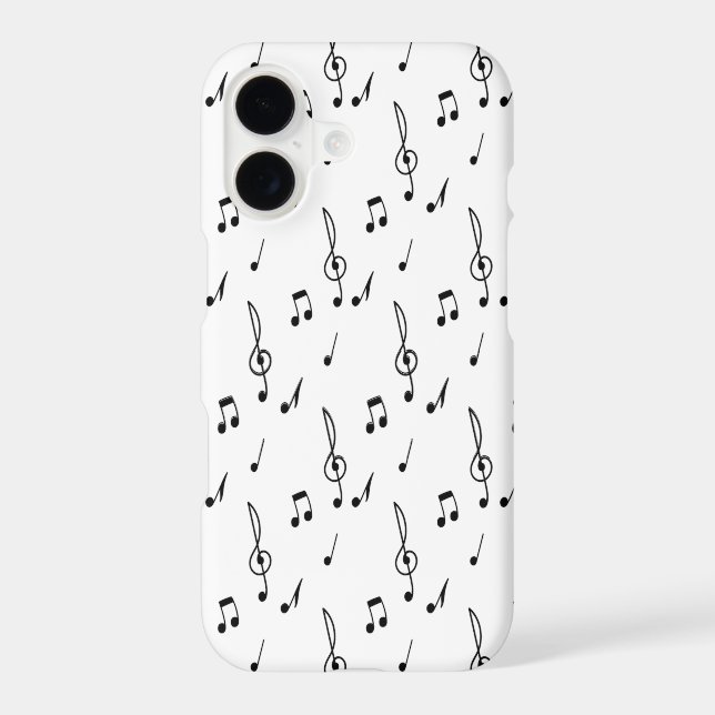 music note Pattern Music Theme Treble Clef (Back)