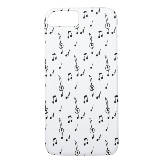 music note Pattern Music Theme Treble Clef   Case-Mate iPhone Case (Back)