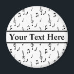 music note Pattern Music Theme Treble Clef   Magnet<br><div class="desc">This music note treble clef design is a must have for any musician or music lover. It would also be the perfect music gift for any musician,  music teacher music lover or yourself! For more music themed decor and gifts visit the rest of our store.</div>