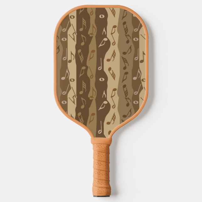 Music Note Stripes Pickleball Paddle (Front)