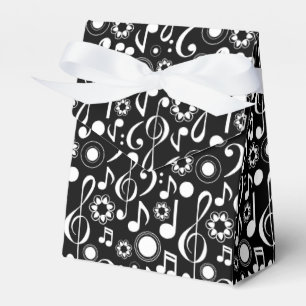 Music Notes and Clefs Favour Box