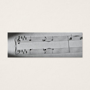 Music Notes Bookmark