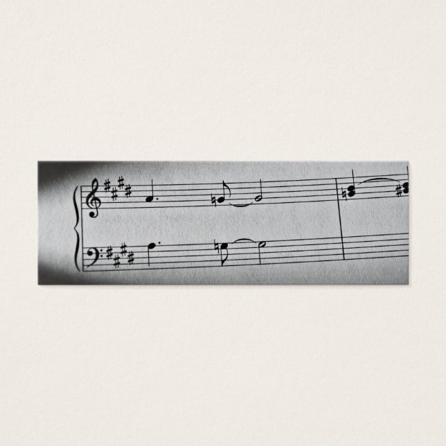 Music Notes Bookmark (Front)
