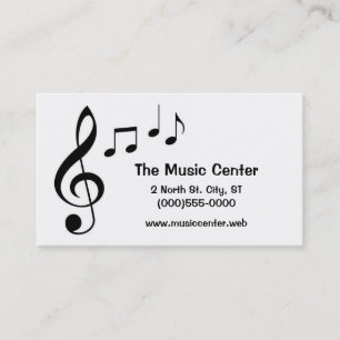 "Music Notes" Business Cards