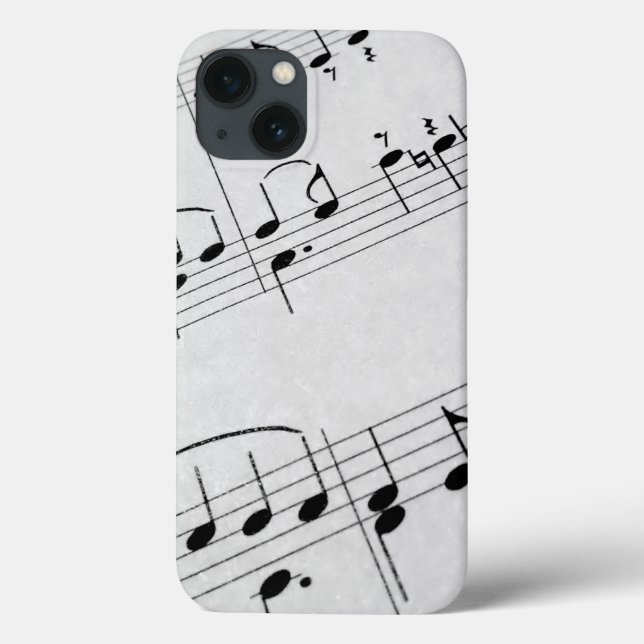 Music Notes Case-Mate iPhone Case (Back)