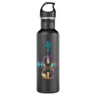 Music Notes Classical Musician Violin Player Gift 710 Ml Water Bottle