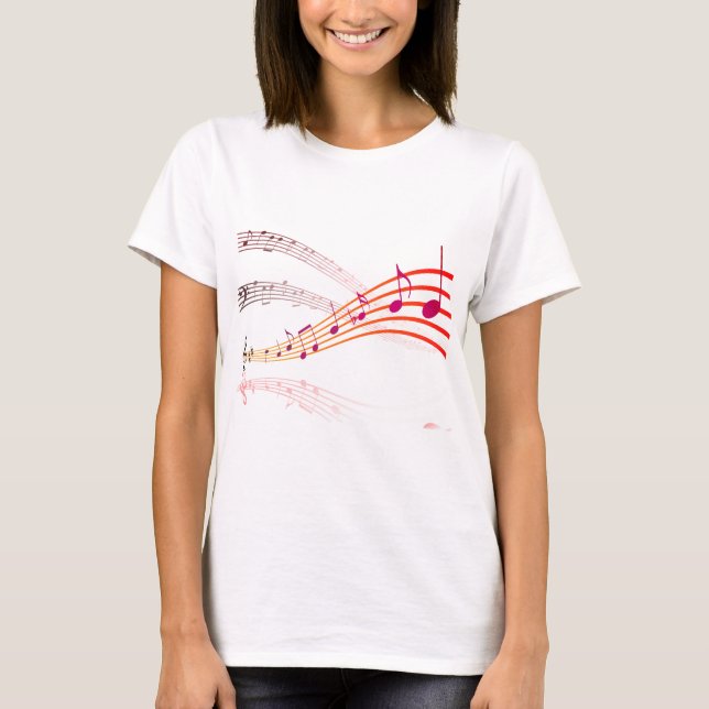Music, notes, clef T-Shirt (Front)