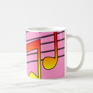 Music Notes Coffee Mug
