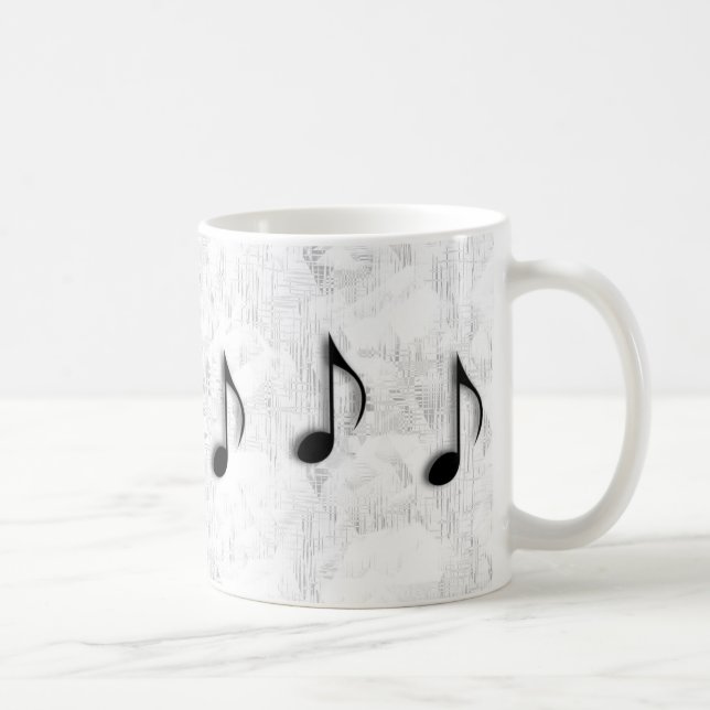 Music Notes Coffee Mug (Right)