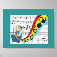 Music notes colors