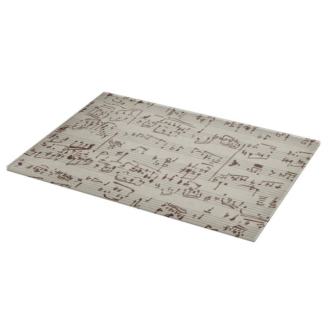 Music notes cutting board (Corner)