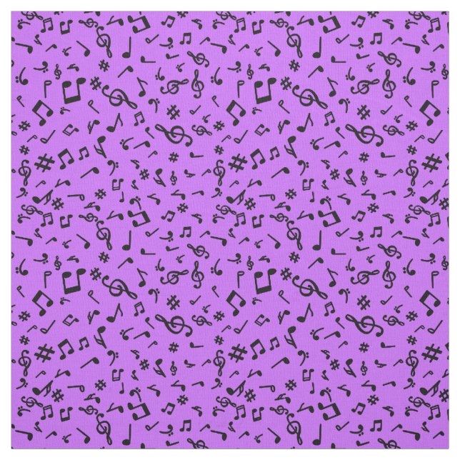 Music Notes Fabric (Swatch)