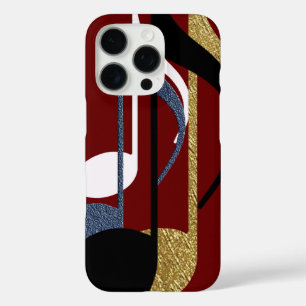 music notes graphic-design iPhone 16 pro case