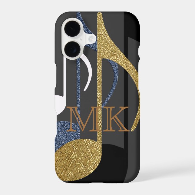 music notes graphic-design personalized (Back)