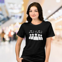 Music Notes Heart T-Shirt - Musician & Music Lover