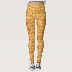 Music Notes Leggings
