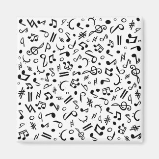 music notes magnet