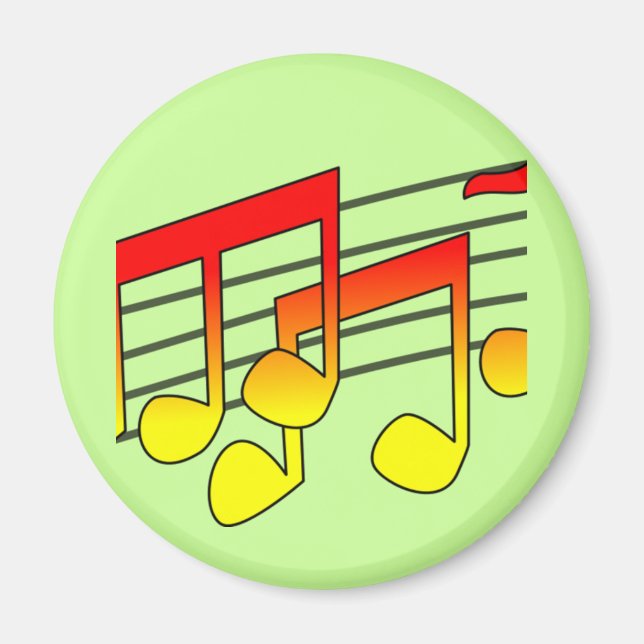 Music Notes Magnet (Front)