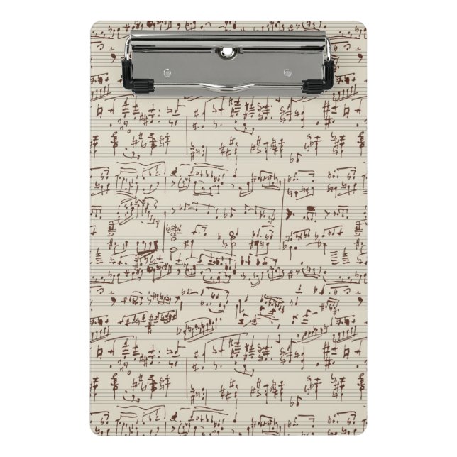 Music notes mini clipboard (Front)