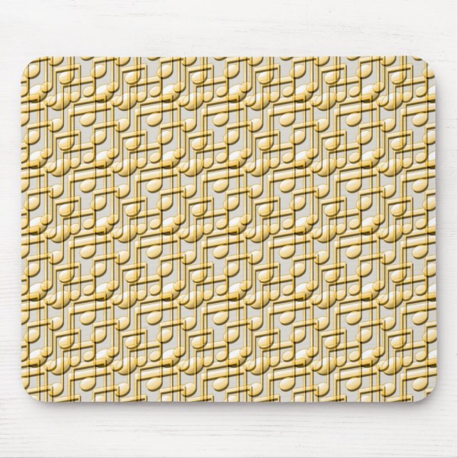 Music Notes Mouse Pad (Front)