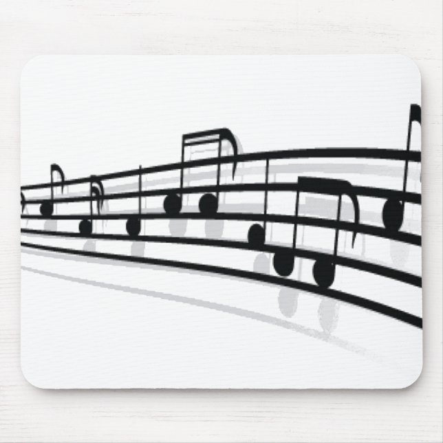 Music Notes Mouse Pad (Front)