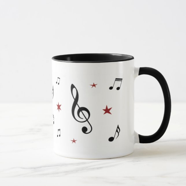 Music Notes Mug (Right)