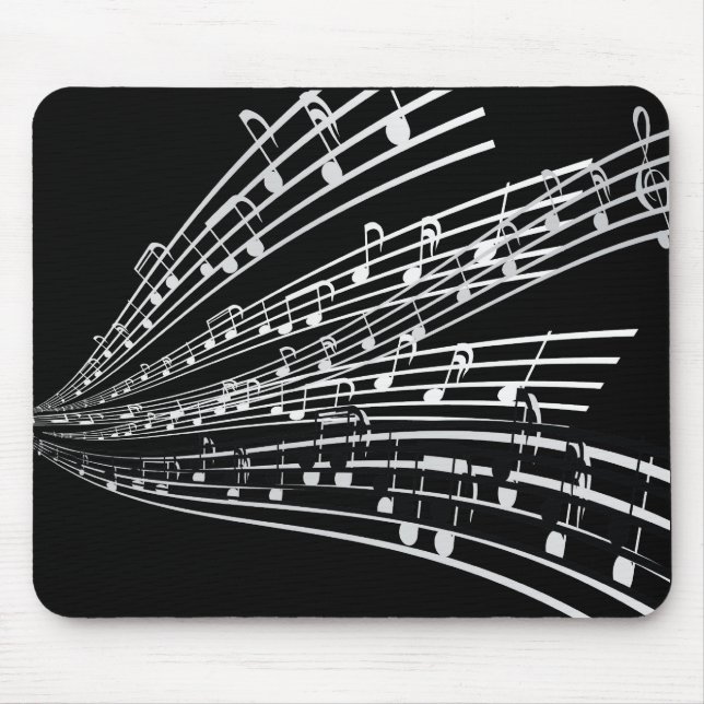 Music Notes ~ Musical Notation Symbols Mouse Pad (Front)